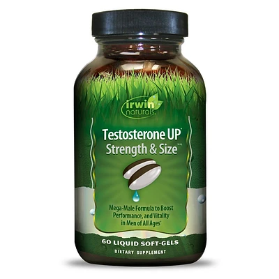 Irwin Naturals Energy & Endurance Testosterone UP for Men over 40+ - Softgels - 60ct