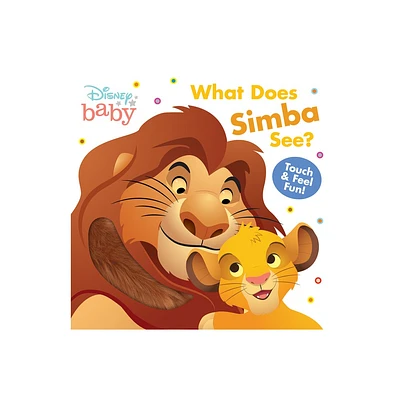 Disney Baby: What Does Simba See? - by Disney Books (Board Book)