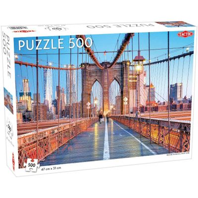 Tactic Brooklyn Bridge, New York Jigsaw Puzzle - 500pc