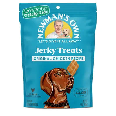 Newmans Own Chicken Jerky Dog Treats - 5oz