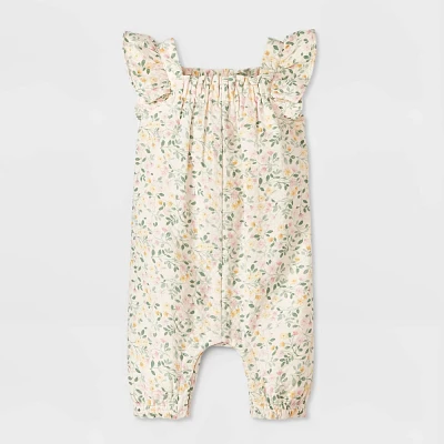 Baby Girls Floral Gauze Romper