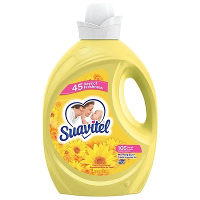 Suavitel Scented Liquid Fabric Softener and Conditioner - Morning Sun - 105 fl oz