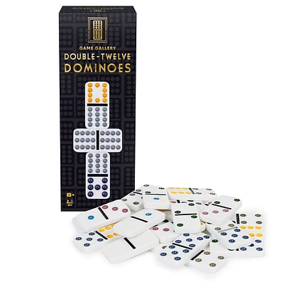 Game Gallery Double 12 Color Dot Dominoes