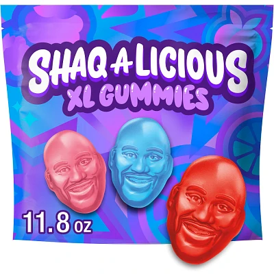 SHAQ-A-LICIOUS Gummies Pouch (Berry Punch - Blood Orange And Peach Flavors) - 8ct/11.8oz