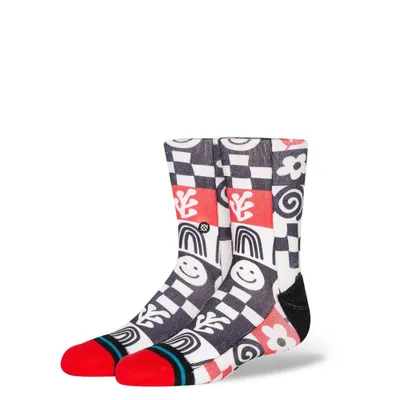 Stance Kids Icon Crew Socks - /Red L