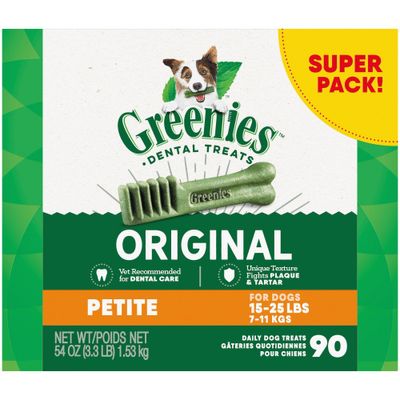 Greenies Original Petite Natural Chicken Dental Dog Treats - 54oz