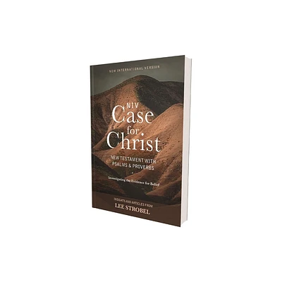 Niv, Case for Christ New Testament with Psalms and Proverbs, Pocket-Sized, Paperback, Comfort Print - by Zondervan