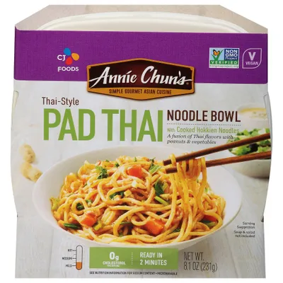 Annie Chuns Vegan Noodle Bowl Pad Thai - 8.1oz