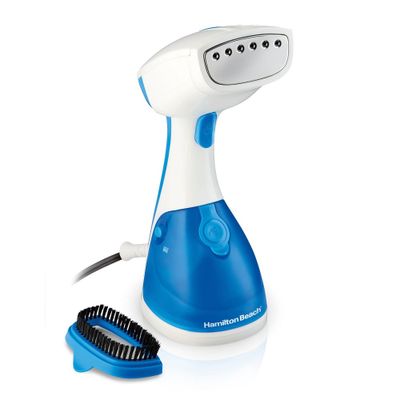 Hamilton Beach Garment Steamer 11555: Handheld Steamer for Clothes, 1000W, 16oz Tank, 15 Min Steam, 30 Sec Heat, 8ft Cord