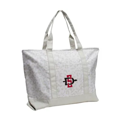 NCAA San Diego State Aztec Leopard Pattern Tote