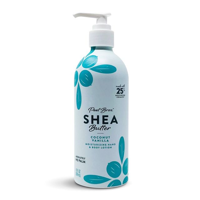 Peet Bros. Shea Butter Body Lotion - Coconut Vanilla - 10 fl oz