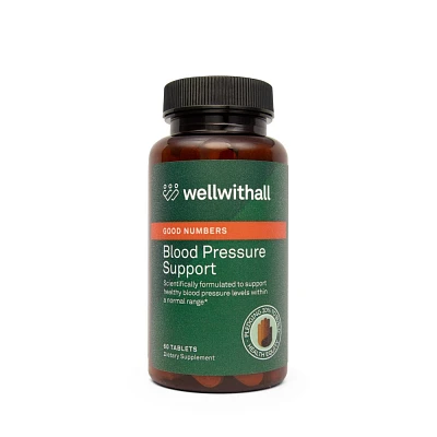 WellWithAll Blood Pressure Support Tablets - 60ct