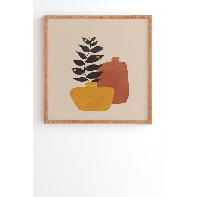 Viviana Gonzalez Plant in a Pot Framed Wall Art