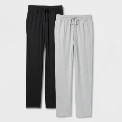 Hanes Premium Mens 2pk Open Leg Pajama Pants