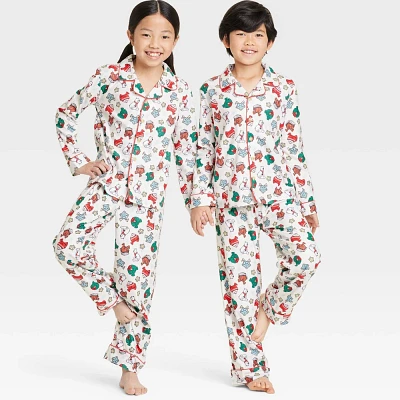 Kids Holiday Treats Print Holiday Matching Family Pajama Set