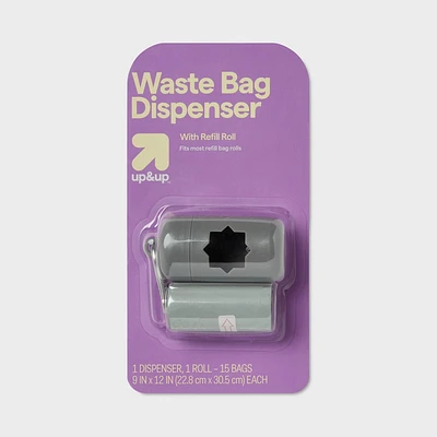 Dog Waste Bag Holder - 1Roll/15ct - up & up