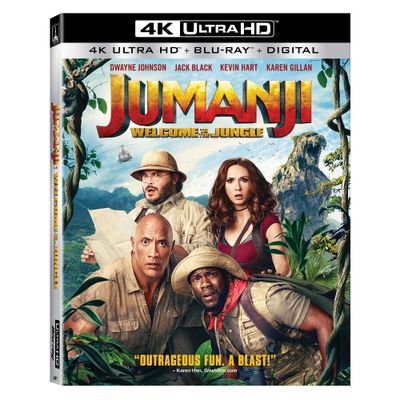 Jumanji: Welcome to the Jungle (4K/UHD + Blu-ray + Digital)