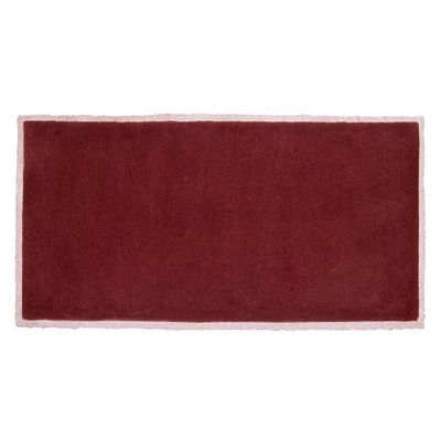 44 Long Minuteman International Contemporary Rectangular Hearth Rug Plum Wine - ACHLA Designs