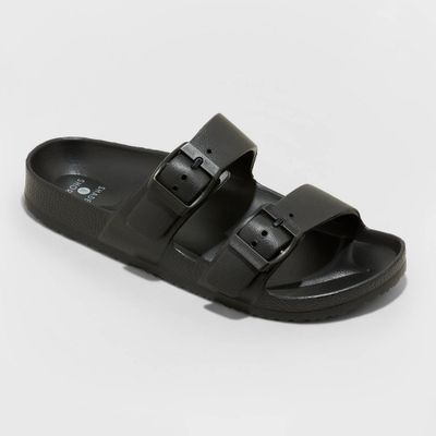 Women Neida EVA Two Band Footbed Slide Sandal