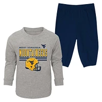 NCAA West Virginia Mountaineers Toddler Boys 2pc Long Sleeve T-Shirt & Pants Set