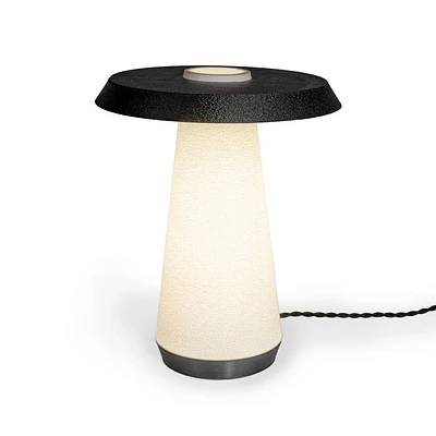 JONATHAN Y Bruno 12.25 Mid-Century Minimalist Plant-Based PLA 3D Printed Dimmable (Includes LED Light Bulb) Table Lamp