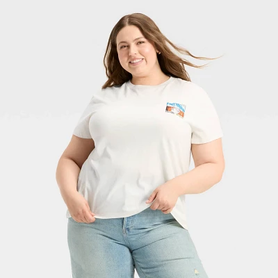 Womens Girl of Your Dreams Oversized Short Sleeve Graphic T-Shirt