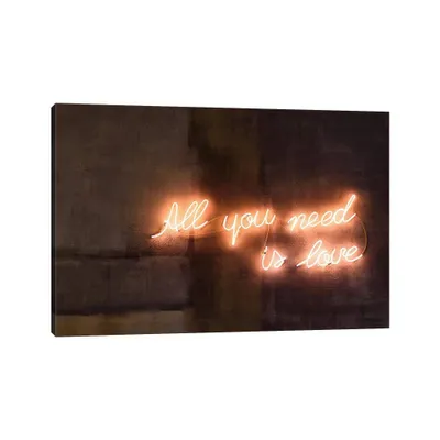 All You Need Is Love by Honeymoon Hotel Canvas Art