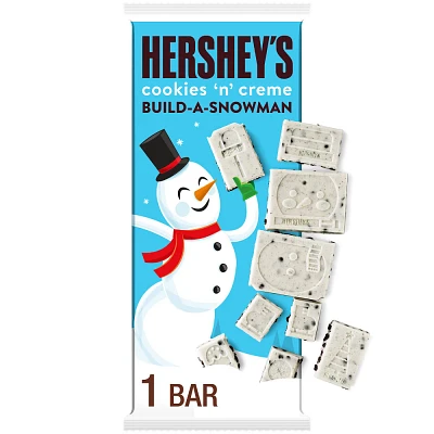 Hersheys Christmas Cookies n Crme Build-A-Snowman Candy Bar - 4oz