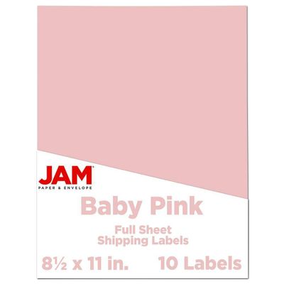 JAM Paper Shipping Labels 8.5 X 11 10ct