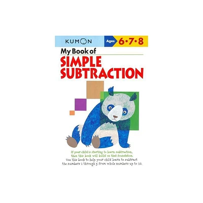 Kumon My Book of Simple Subtraction - (Kumon Workbooks) (Paperback)