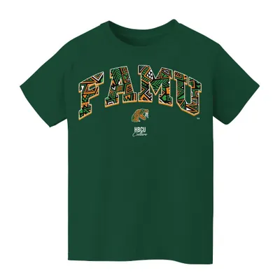 NCAA Florida A&M Rattlers Youth Green T-hirt