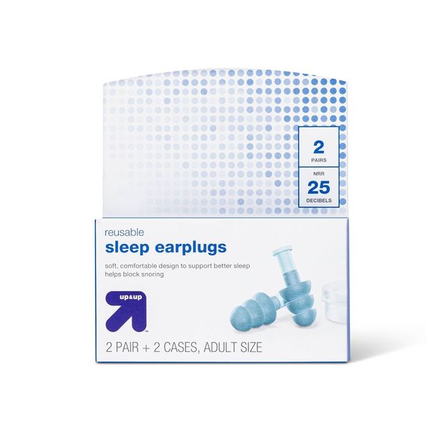 Reusable Ear Plugs for Sleep - 2pc - up&up