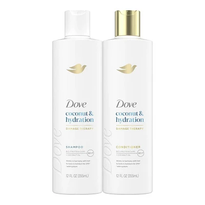 Dove Beauty Coconut & Hydration Shampoo & Conditioner Set - 12 fl oz/ 2ct