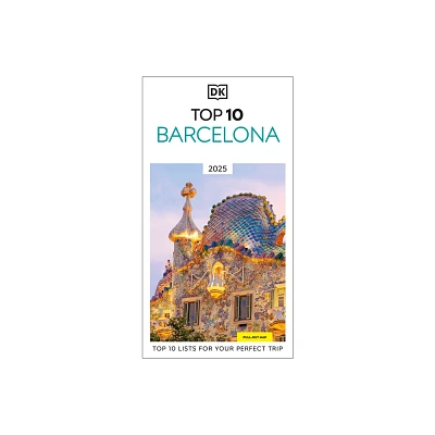 DK Top 10 Barcelona - (Pocket Travel Guide) by Dk Travel (Paperback)