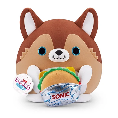 Snackles 13.7 Plush Puppy and Sonic