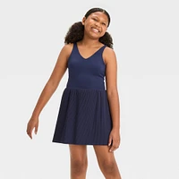 Girls Pleated Active Dress