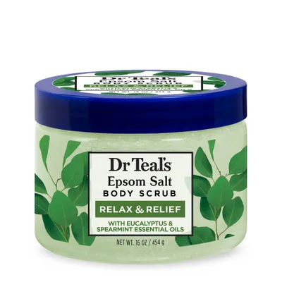 Dr Teals Exfoliate & Renew Eucalyptus & Spearmint Epsom Salt Body Scrub - 16oz