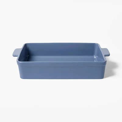 9x13 Rectangle Stoneware Baking Dish Blue - Figmint