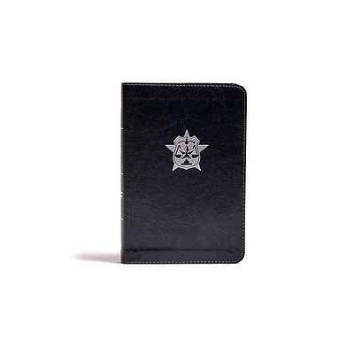 CSB Law Enforcement Officers Bible - by Csb Bibles by Holman (Leather Bound)