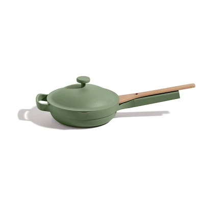 Our Place Mini Always Pan : 8.5 Ceramic Nonstick, Oven-Safe, Gas & Electric Compatible, 3-Piece Set