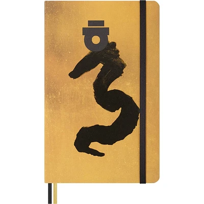 Moleskine 176pg Ruled Large Journal 8.29x5.12 Year of the Dragon: Hard Cover, Elastic Band, FSC Certified