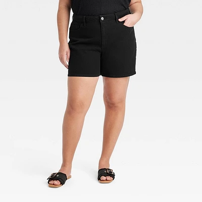 Women Mid-Rie Jean Short