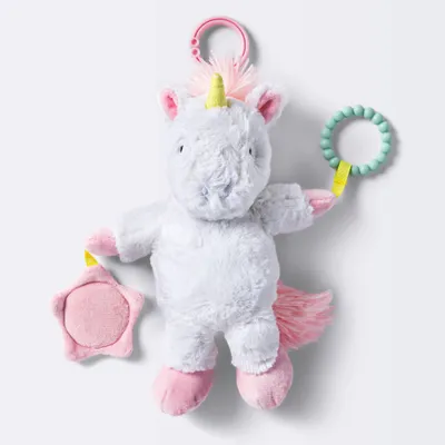 White Unicorn Plush Interactive Toy - Cloud Island