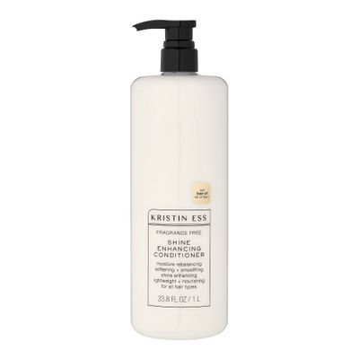 Kristin Ess Fragrance Free Shine Enhancing Conditioner for Moisture + Hydration, Vegan - 33.8 fl oz