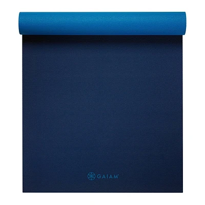 Gaiam Longer/Wider Yoga Mat - (6mm)