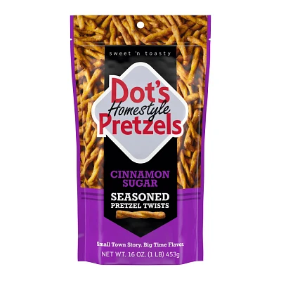 Dots Homestyle Pretzels Cinnamon Pretzels