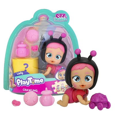 Cry Babies PlayTime Day Care Baby Figures - 5+ Surprises, Accessories, Great Gift for Kids Ages 4+