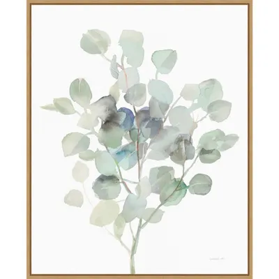 23 x 28 Eucalyptus III Cool by Danhui Nai: Large Framed Lithograph, Modern Decor - Amanti Art