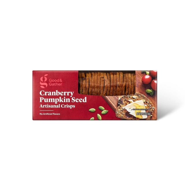 Cranberry Pumpkin Seed Cracker Crisp - 5.3oz - Good & Gather