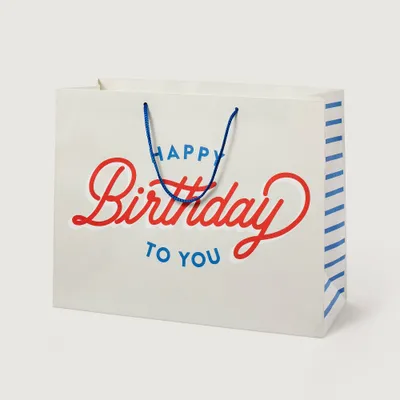 Happy Birthday to You Boys Large Gift Bag - Spritz